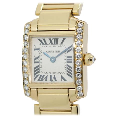 cartier tank franchaise|cartier tank francaise with diamonds.